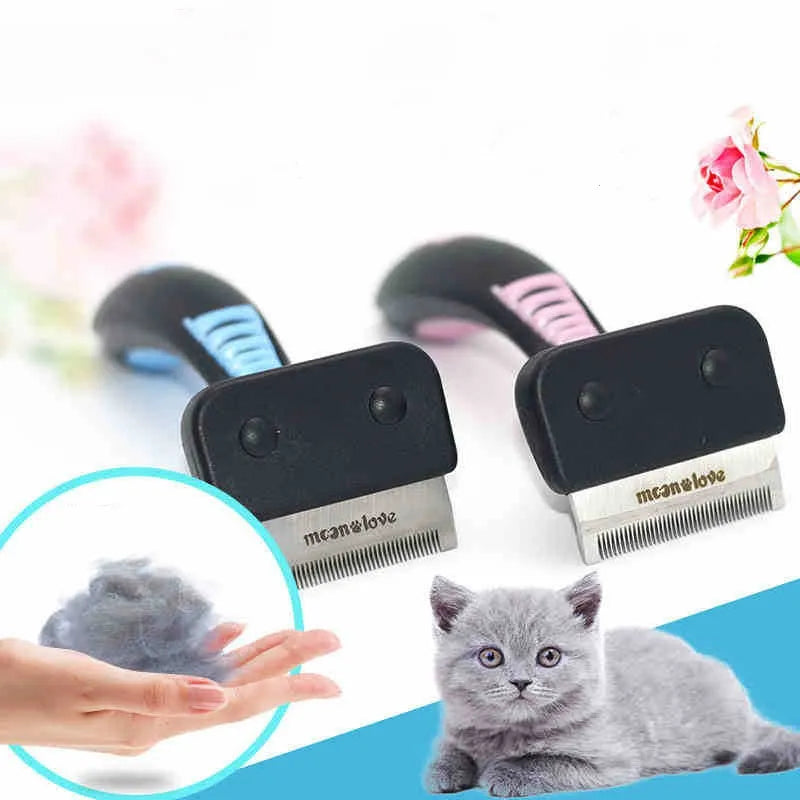 Pet Hair Deshedding Comb Pet Dog Cat Brush Grooming Tool Hair Removal Comb For Dogs Cats