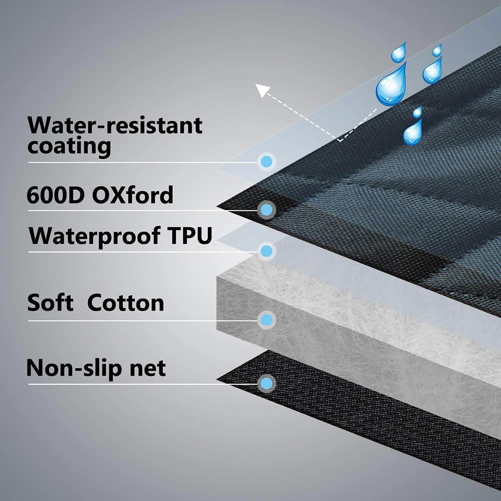 Waterproof Front Car Seat Cover Travel Dog Car Seat Covers Washable Pet Cat Dog Carrier Mat Cushion Protector For Cars and SUV's