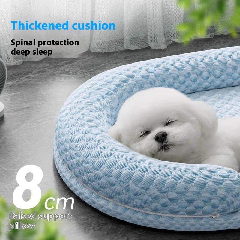 New Summer Pet Cooling Mat Removable Washable Dog Bed Mat Cat Bed Dog Sleeping Mat Suitable For All Seasons Cool Mattress Gift