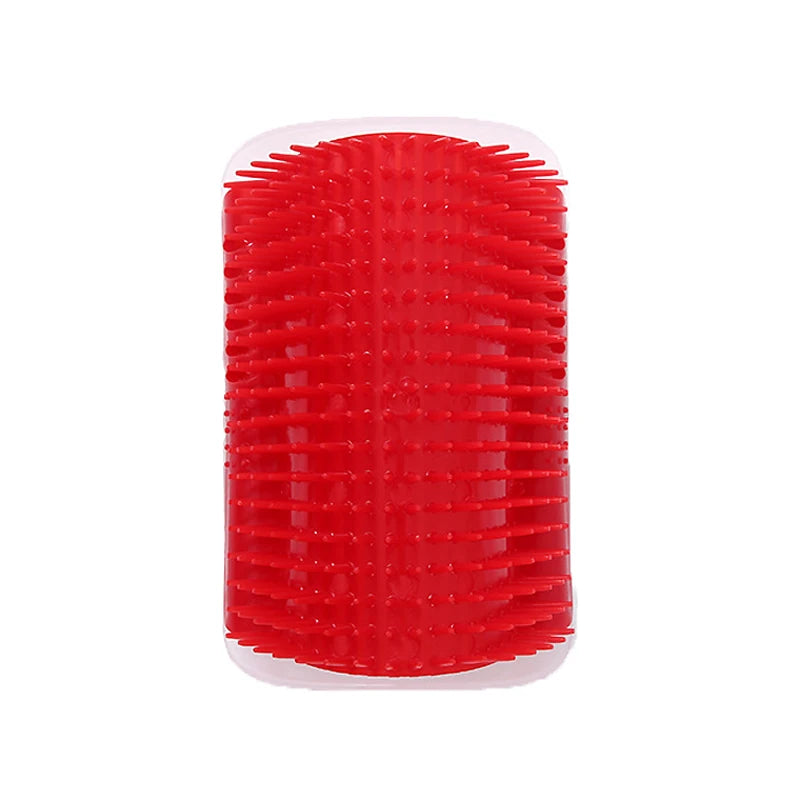 Cat Brush Comb Cat Toy with Catnip Cat Wall Brush Corner Cat Scratcher Massage Self Groomer Comb Pet Brush Corner cat scrubber