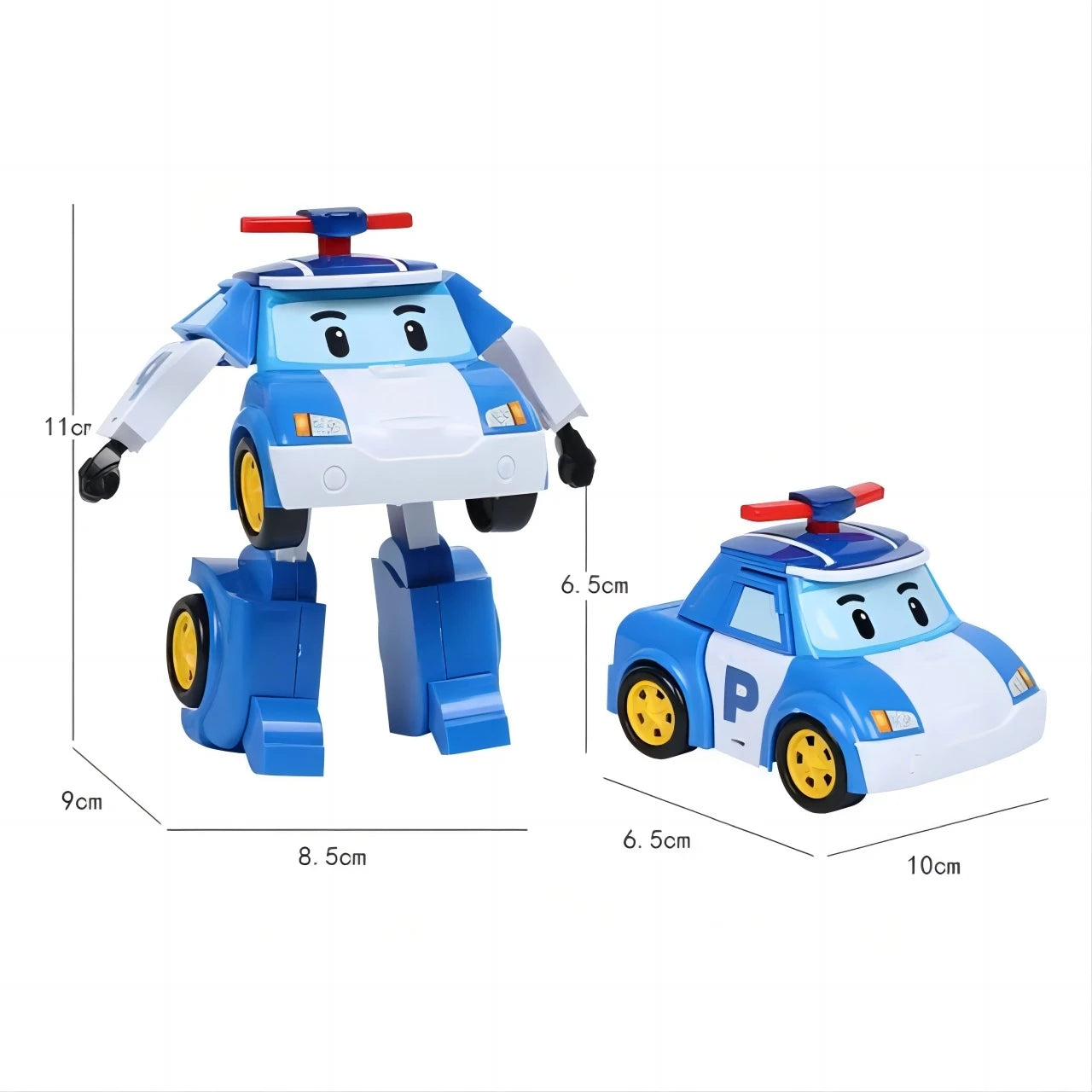 New Cartoon Robocar Poli Action Figures Transformation Anime Hand Deformation Car Model Airplane Gift Toys Robots For Children