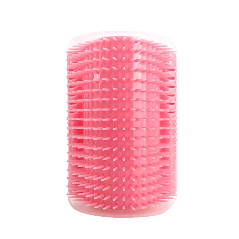 Cat Brush Comb Cat Toy with Catnip Cat Wall Brush Corner Cat Scratcher Massage Self Groomer Comb Pet Brush Corner cat scrubber