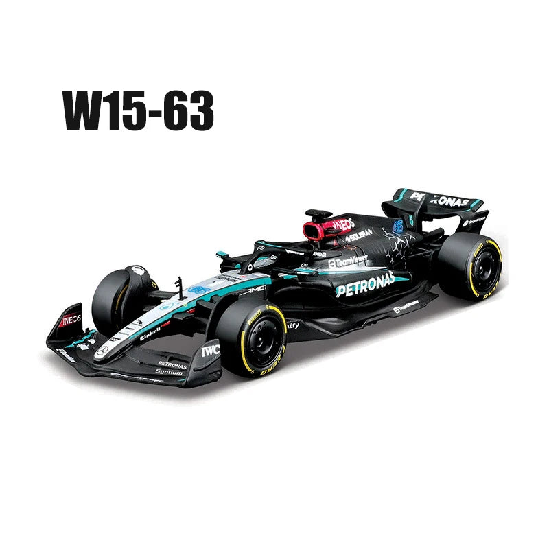New 2024 Bburago F1 1:43 Bwt Alpine A524 Two Color Blue Pink Alloy Miniature Diecast Model #10 #31 Formula Car Model Toys Gift