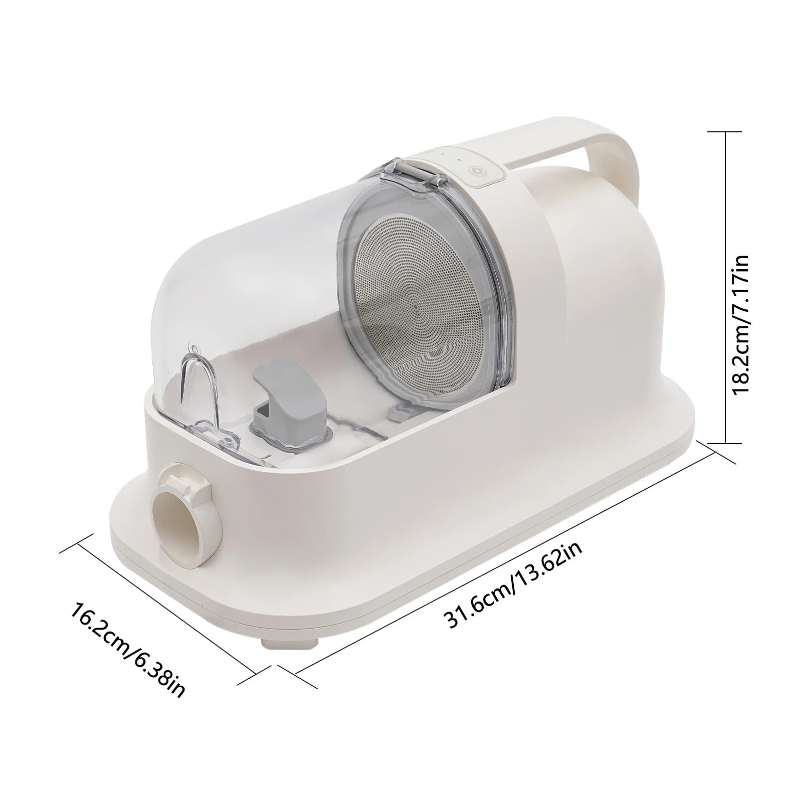 Pet Hair Grooming Tool Set Shaving Combing And 11800pa Suction Low Noise Hair Trimmer Three-in-One Pet Hair Grooming Tool