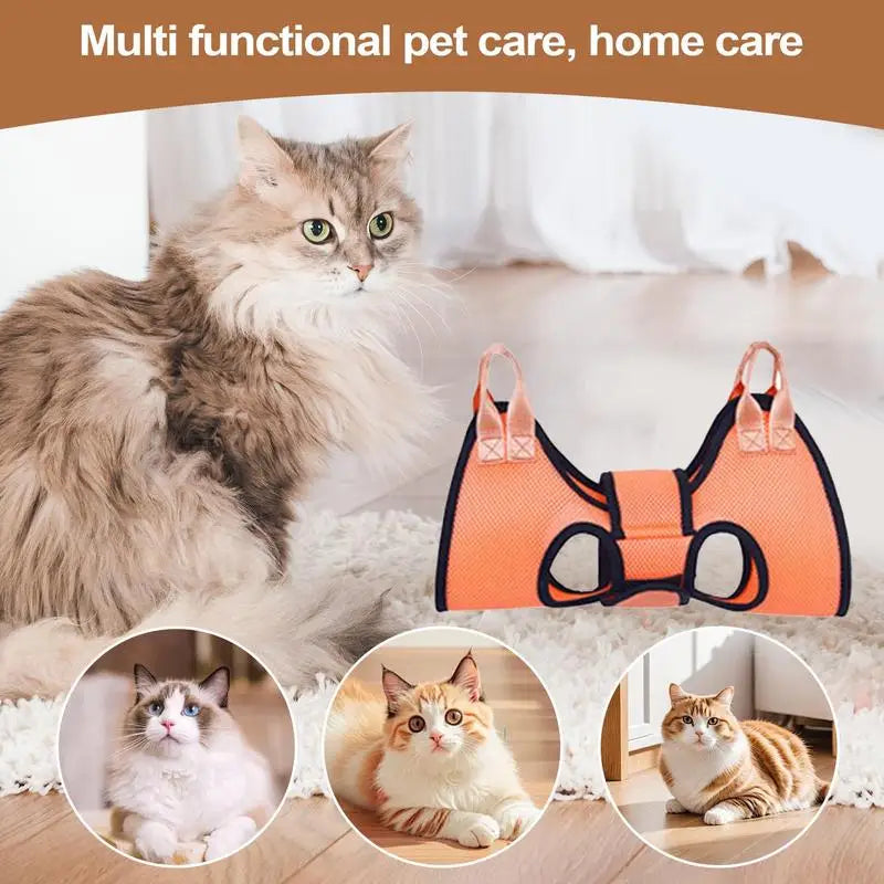 Dog Grooming Hammock Dog Nail Cutting Hammock Ergonomic Pet Harness For Home Veterinary Clinic Claw Care Bathing Assistance