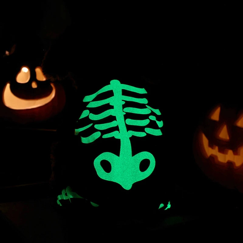 Halloween Dog Costume Night light Bust Adjusted Funny Soft and Comfortable Horror Atmosphere Transformation Costume