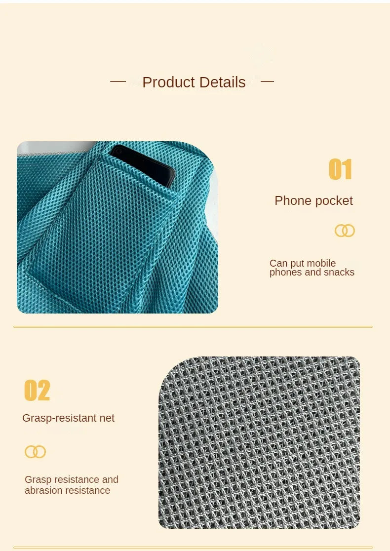 Universal Shoulder Bag for Pet, Crossbody Bag for Cats and Dogs, Lightweight, Breathable, Mesh, Travel, Safe, Portable