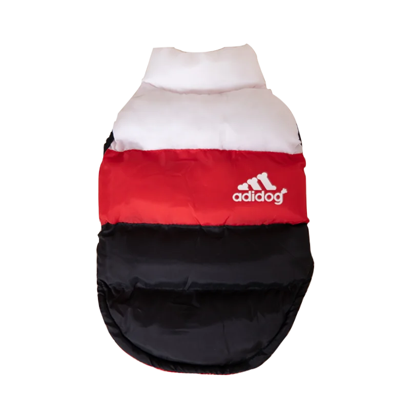 Winter Warm Dog  Clothes Designer Fashion Dog Cotton  Color Block Pet Coat For Small Dogs Chihuahua Puppy Costume Windproof