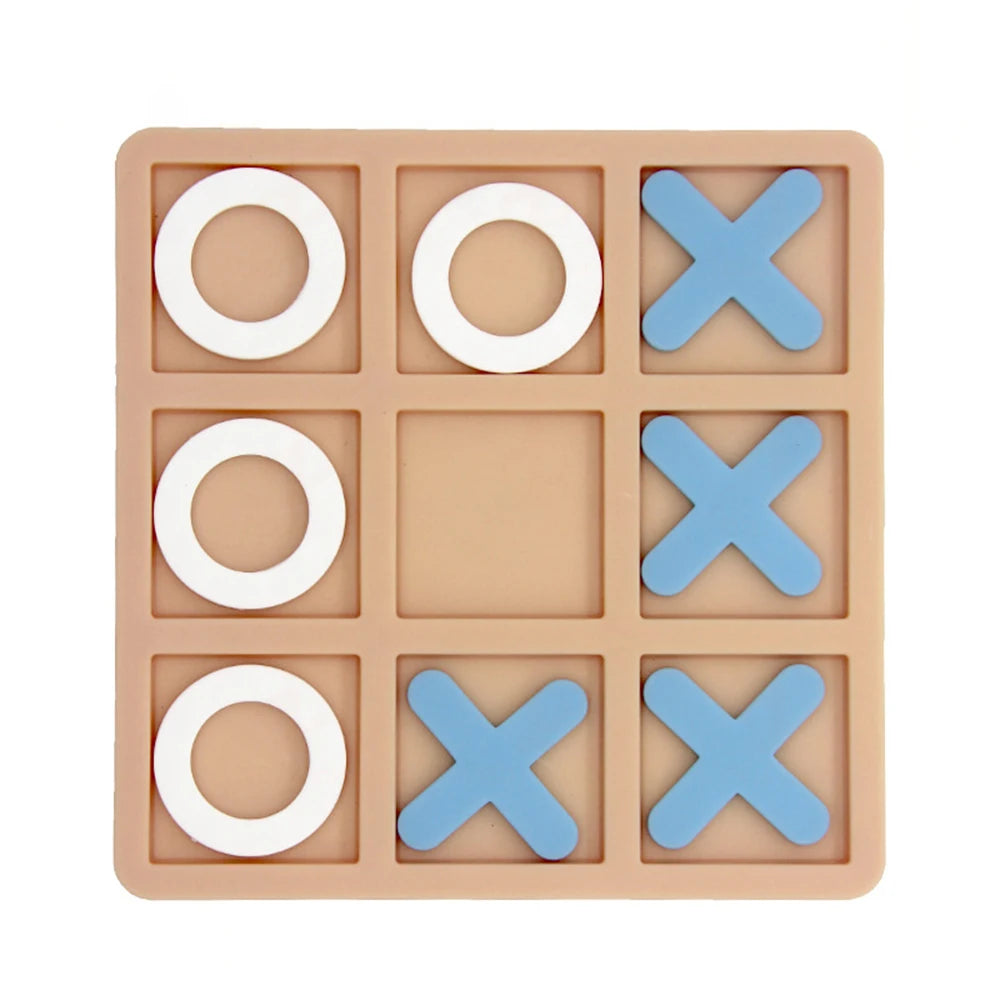 Tic Tac Toe Table Toy for Adults and Kids,Travel Game,Player Room Decor, Family XO Romantic Decorative Pieces