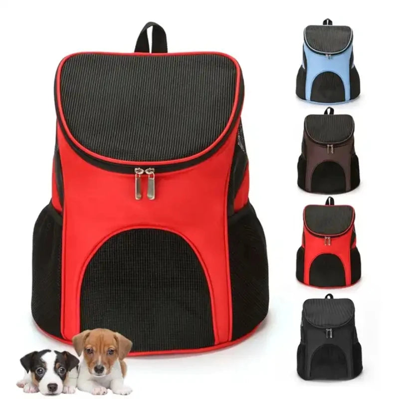 Cat Carrying Bag Foldable Double Shoulder Portable Pet Products Travel Outdoor Breathable Backpack Large Capacity Travel Carrier