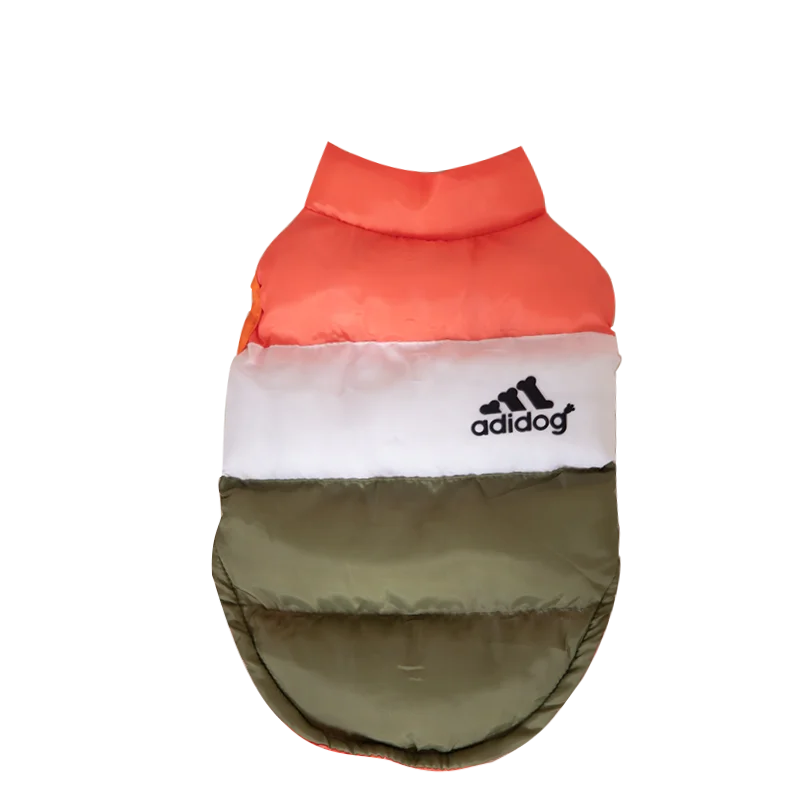 Winter Warm Dog  Clothes Designer Fashion Dog Cotton  Color Block Pet Coat For Small Dogs Chihuahua Puppy Costume Windproof