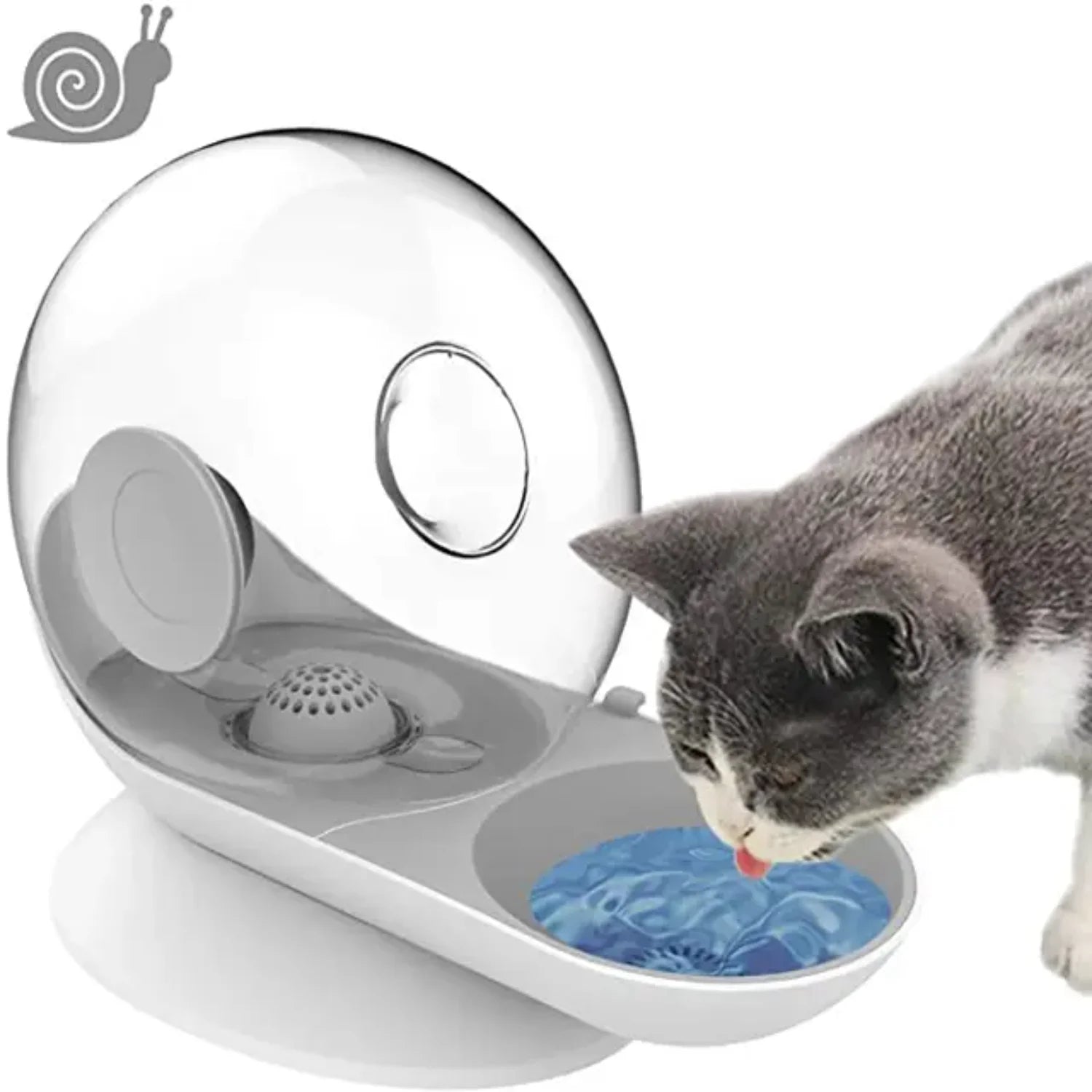 Snails Bubble Cat Water Fountain Automatic Pet Water Dispenser for Cats Dogs Large Capacity Cat Drinking Bowls Pet Supplies
