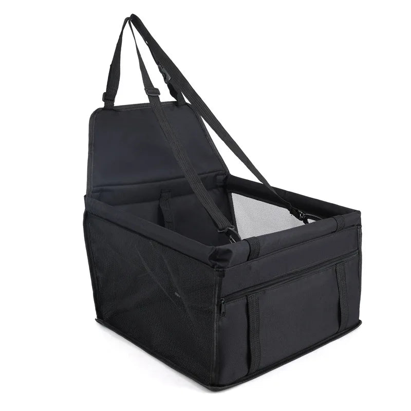 Cat Carriers Bags Travel Accessories Pet Dog Seat, Foldable Dog Car Booster Seat Waterproof Breathable Oxford Travel Bag Puppies
