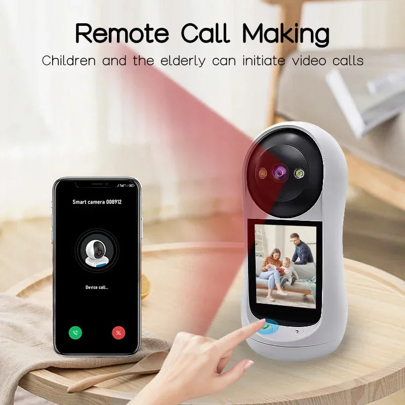 8MP Surveillance WIFI Camera PTZ Baby Monitor Sound Detection Wireless Cam Security Protection Two-way Vedio IPS Screen Cameras