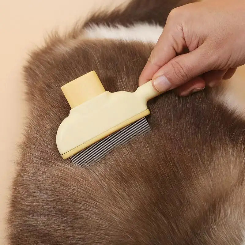 One-Click Hair Removal Comb Pet Hair Remover One Button Dogs Brush Self-cleaning Cat Brush Pet Grooming Brush Massage Comb