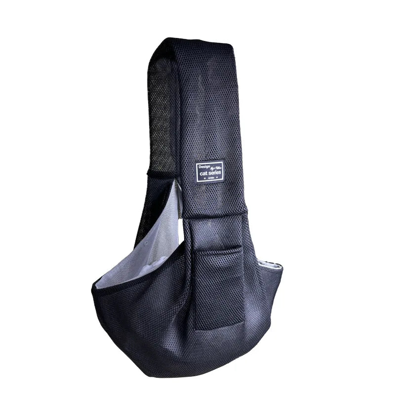 Universal Shoulder Bag for Pet, Crossbody Bag for Cats and Dogs, Lightweight, Breathable, Mesh, Travel, Safe, Portable