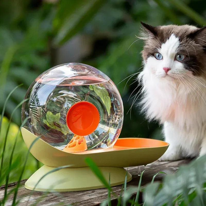 2.8L Automatic Cat Water Dispenser Dog Snail Drinking Bowl Large-capacity Filter Kitten Drinker No Electricity Pet Accessories