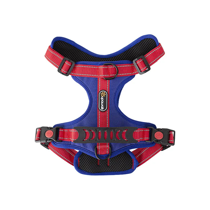 Pet Dog Harness for Medium Large Dogs Adjustable Reflective Vest Harnesses for Small DogsFront Clip Harness Easy Control Handle