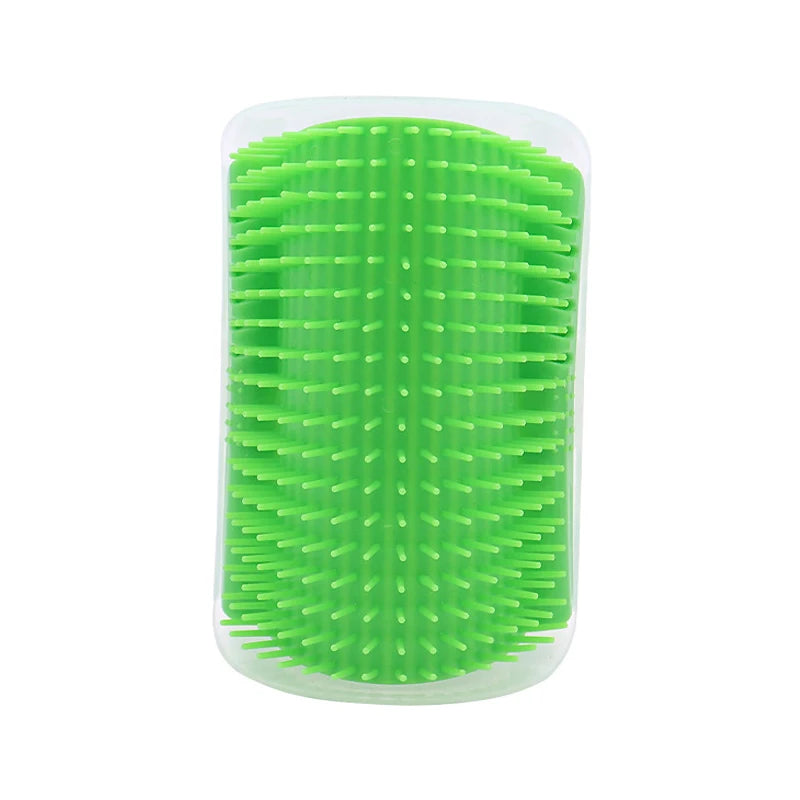 Cat Brush Comb Cat Toy with Catnip Cat Wall Brush Corner Cat Scratcher Massage Self Groomer Comb Pet Brush Corner cat scrubber