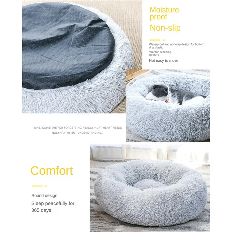 1 Set Grey Pet Heating Nest Pet Constant Temperature Nest Small Pet Bed Pet Supplies