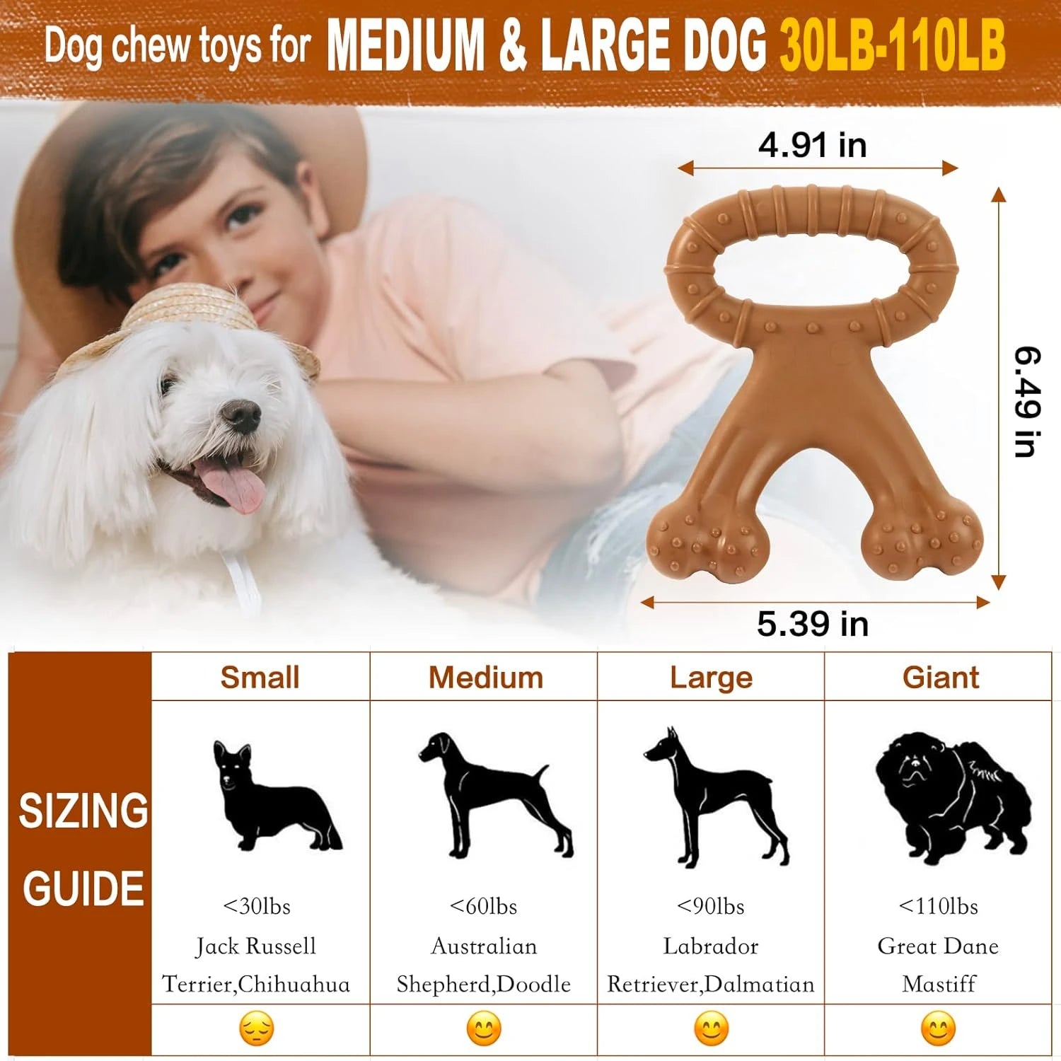 Engaging and Fun High-Quality Chew Toys for Dogs - Durable and Extra Strong to Ensure Long-Lasting Entertainment and Promote Den