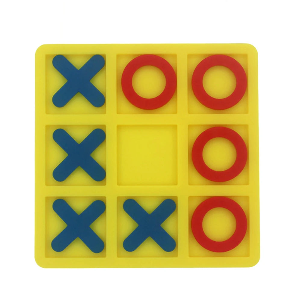 Tic Tac Toe Table Toy for Adults and Kids,Travel Game,Player Room Decor, Family XO Romantic Decorative Pieces
