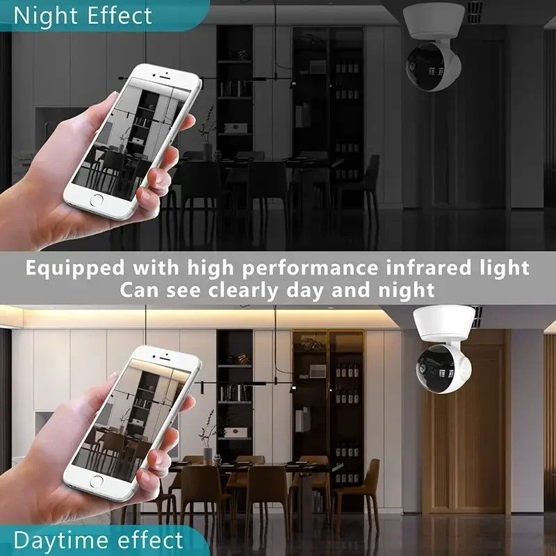 8MP 4K IP Camera Wireless Intelligent Auto Tracking of Human Surveillance Camera HD Cloud Smart Home CCTV Network Wifi Camera
