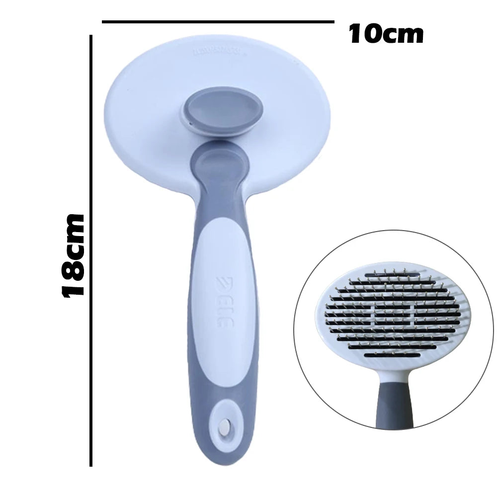 Pet Hair Comb for Cat Dog Hair Remover Double-sided Easy Deshedding Brush for Cat Grooming Tool for Long Small Hair Dog