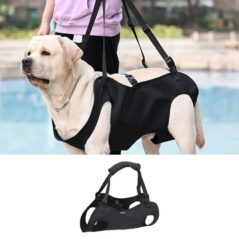 Dog Lift Harness For Stairs Dog Recovery Sling Thicken Handle Dog Assist Belt Pet Rehabilitation Lift Vest Thicken Handle