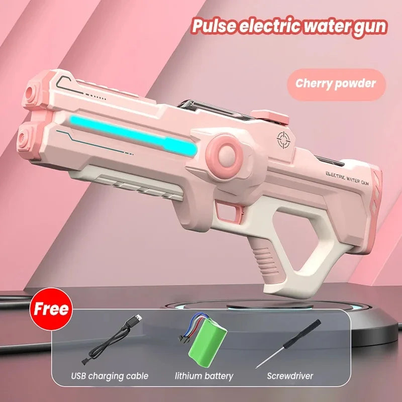 2025 New Summer Fully Automatic Electric Water Gun Toys, Beach Shooting Electric Water Gun Battle Children's Adult Gifts
