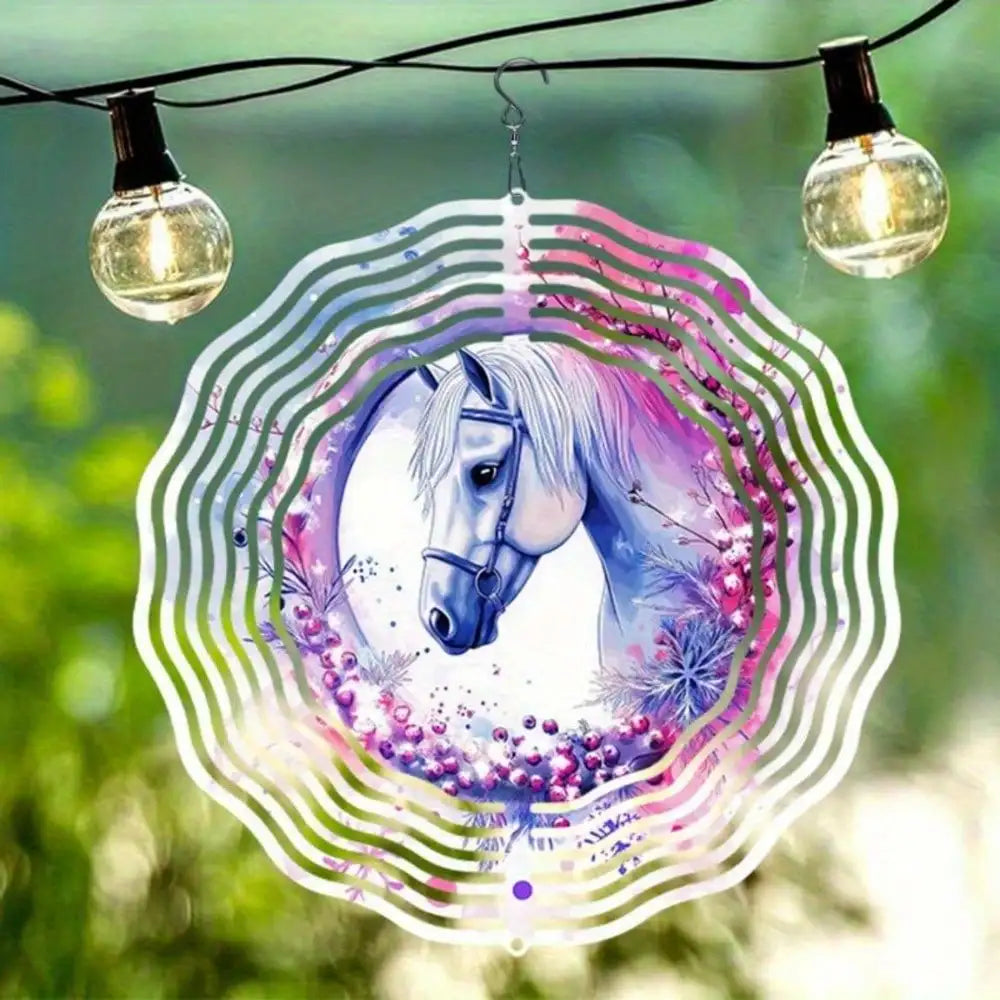 Western Cowboy Horse Wind Chime,Outdoor Decor,Xmas/Halloween Gift,Woman Gift