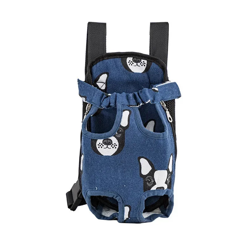 New Models Upgraded Adjustable Cat and Dog Carrying Bag Pet Backpack Portable Bag Outdoor Travel Camping Hiking Chest Carrying