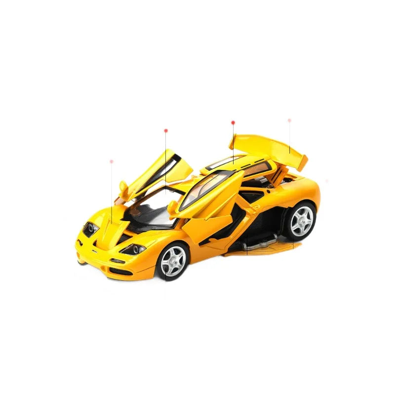 Simulation 1/32 F1 Supercar Model Diecast Alloy Toy Vehicle Children Boy Birthday Gift Home Decor Collection Minaiture Voiture