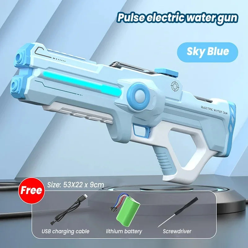 2025 New Summer Fully Automatic Electric Water Gun Toys, Beach Shooting Electric Water Gun Battle Children's Adult Gifts