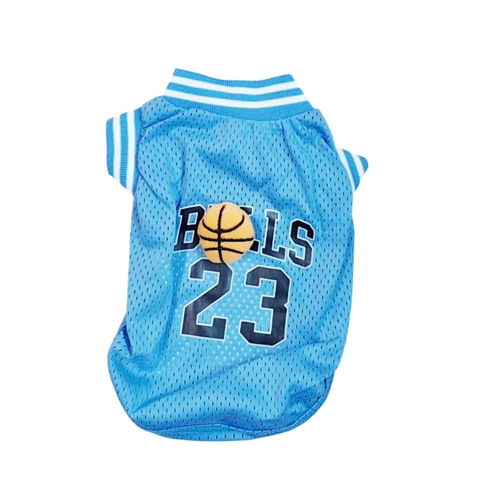 Breathable Pet Dog Mesh Vest Summer Shirt Dog Basketball Jersey Puppy Soft Vest Casual T-Shirt For Small Yorkies Pet Supply