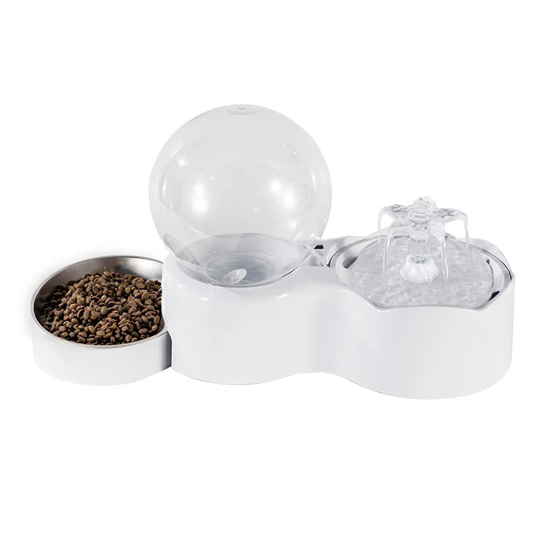 New intelligent automatic circulation cat water dispenser, pet water dispenser, integrated water and feeding system