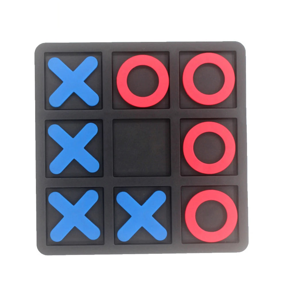 Tic Tac Toe Table Toy for Adults and Kids,Travel Game,Player Room Decor, Family XO Romantic Decorative Pieces