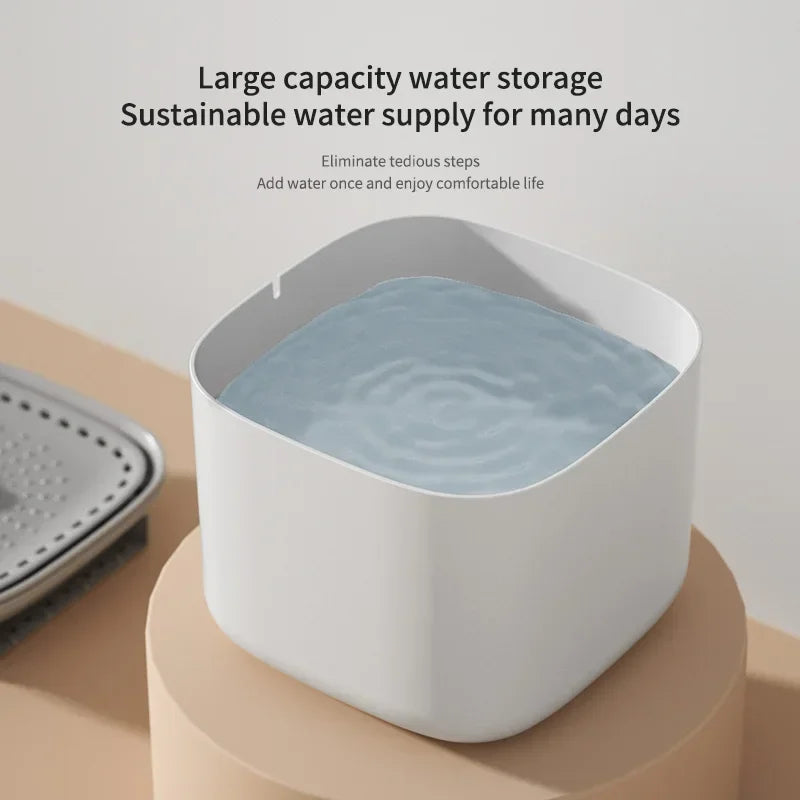 Standard /Upgrade 3L Cat Water Fountain Auto Recirculate Filter Large Capacity Cat Water Drinker USB Mute Cats Water Dispenser
