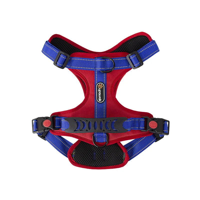 Pet Dog Harness for Medium Large Dogs Adjustable Reflective Vest Harnesses for Small DogsFront Clip Harness Easy Control Handle