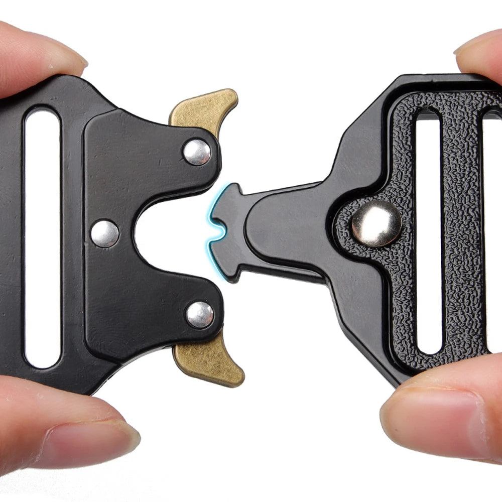 Tactical Dog Collars Adjustable Heavy Duty Dog Leash Collar Heavy Metal Buckle With Control Handle For Medium Large Dogs Leashes