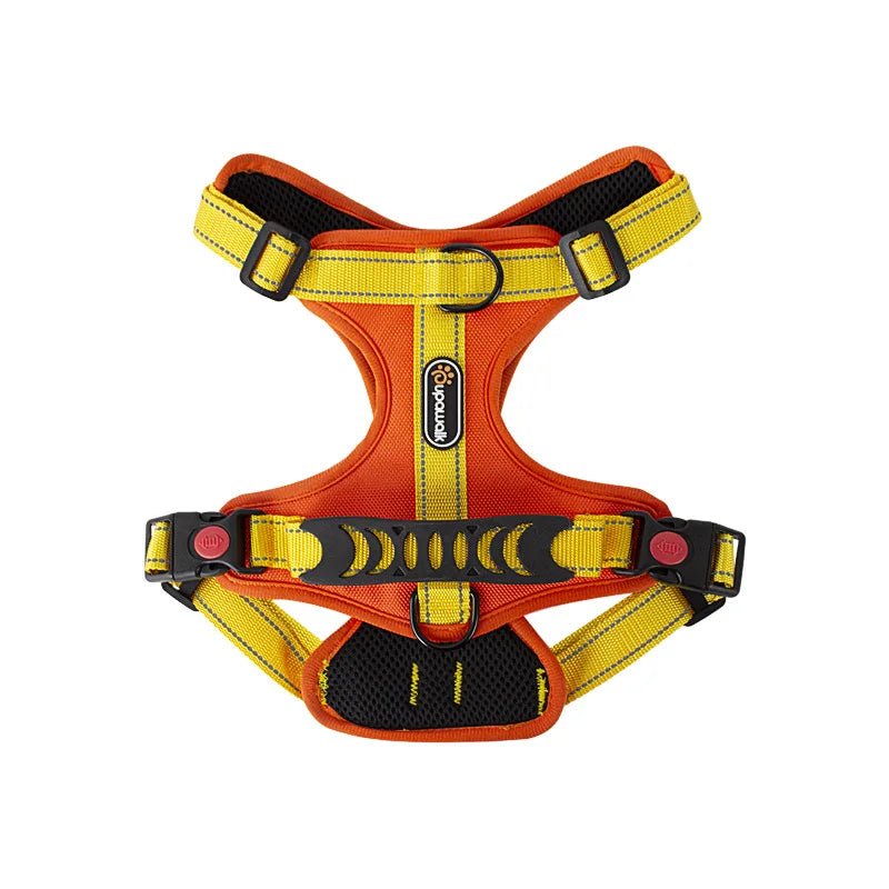 Pet Dog Harness for Medium Large Dogs Adjustable Reflective Vest Harnesses for Small DogsFront Clip Harness Easy Control Handle