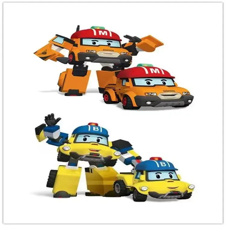 New Cartoon Robocar Poli Action Figures Transformation Anime Hand Deformation Car Model Airplane Gift Toys Robots For Children
