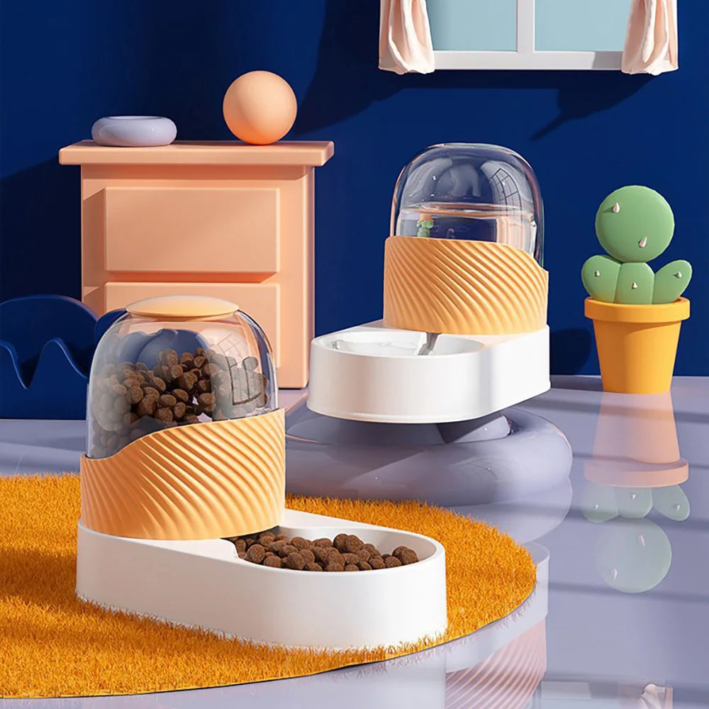 Automatic Pet Feeding Bowls, Cat Water Dispenser,Pets Feeder,3.5L Large Capacity,Dog Food Feeder,Drinking Fountain,Feeding Bowl