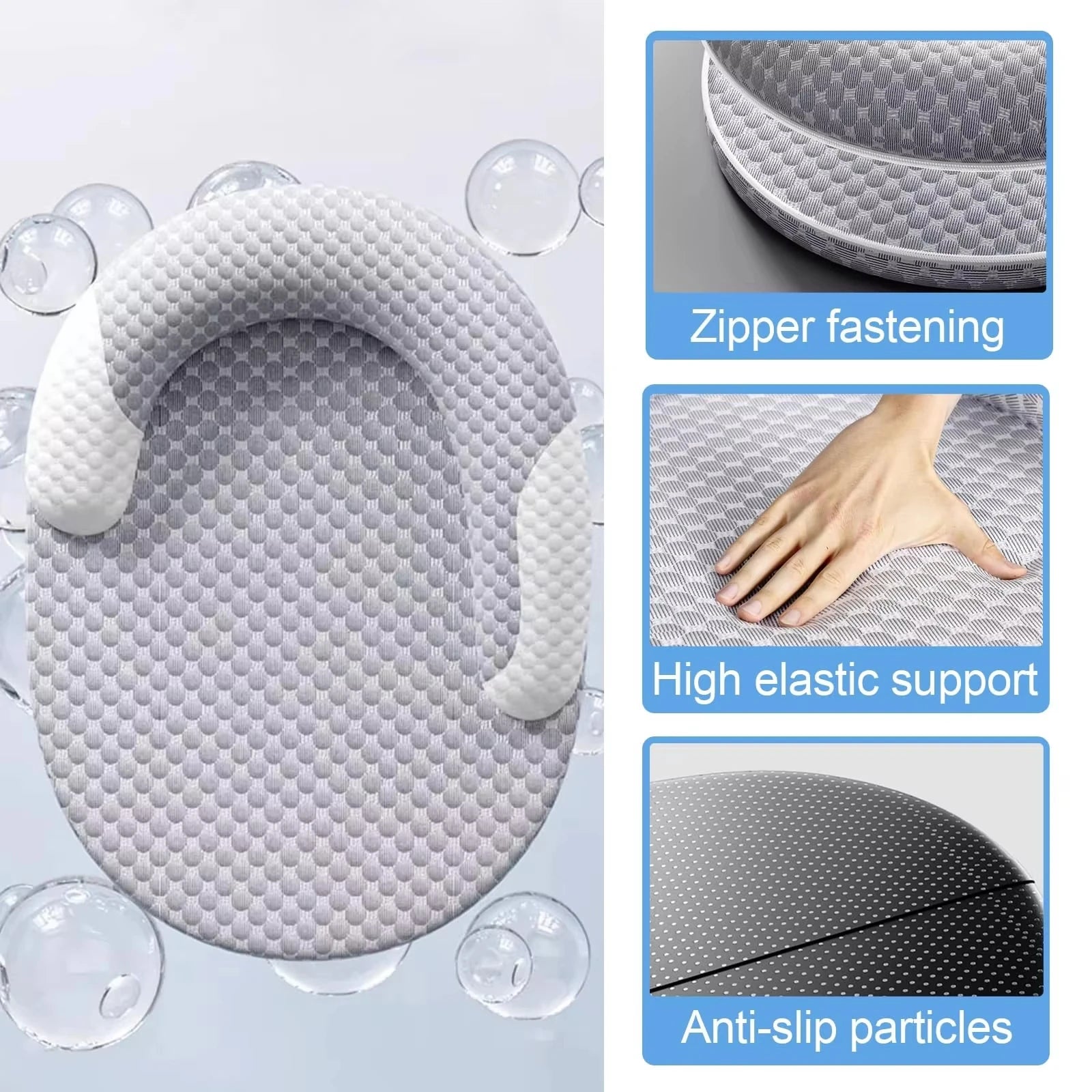 Dog Bed for Indoor or Outdoor Sleeping - Soft Plush Pet Nest with Non-Slip Bottom Cozy Kennel for Small to Medium Dogs