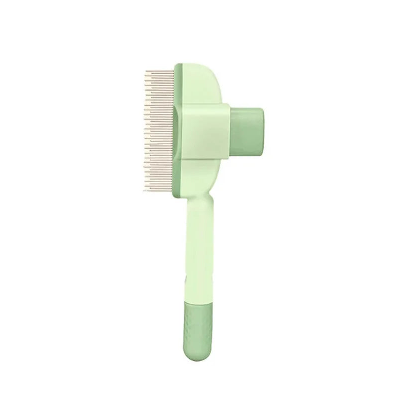 One-Click Hair Removal Comb Pet Hair Remover One Button Dogs Brush Self-cleaning Cat Brush Pet Grooming Brush Massage Comb