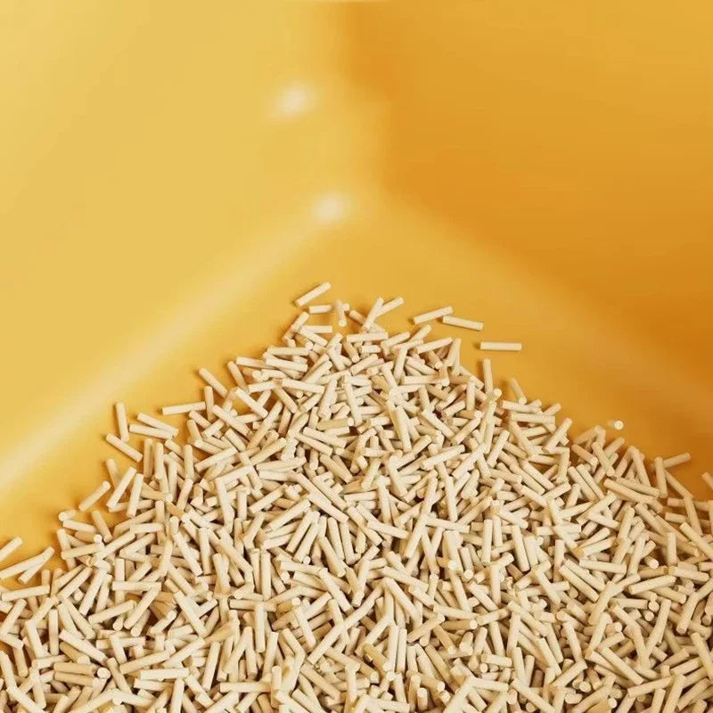 Cat Litter Box Large Capacity Semi-closed Plastic Anti-Splash Cats Toilet Bedpan Big Mac Oversized Cat Tray Bedpan Pet Supplies