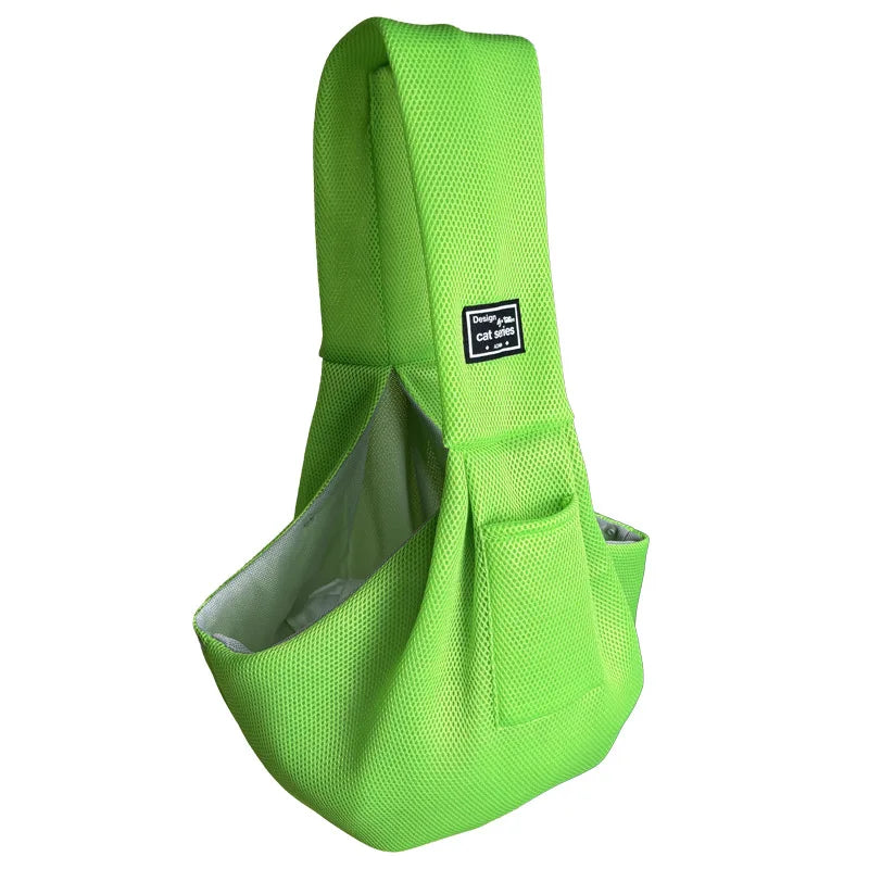 Universal Shoulder Bag for Pet, Crossbody Bag for Cats and Dogs, Lightweight, Breathable, Mesh, Travel, Safe, Portable
