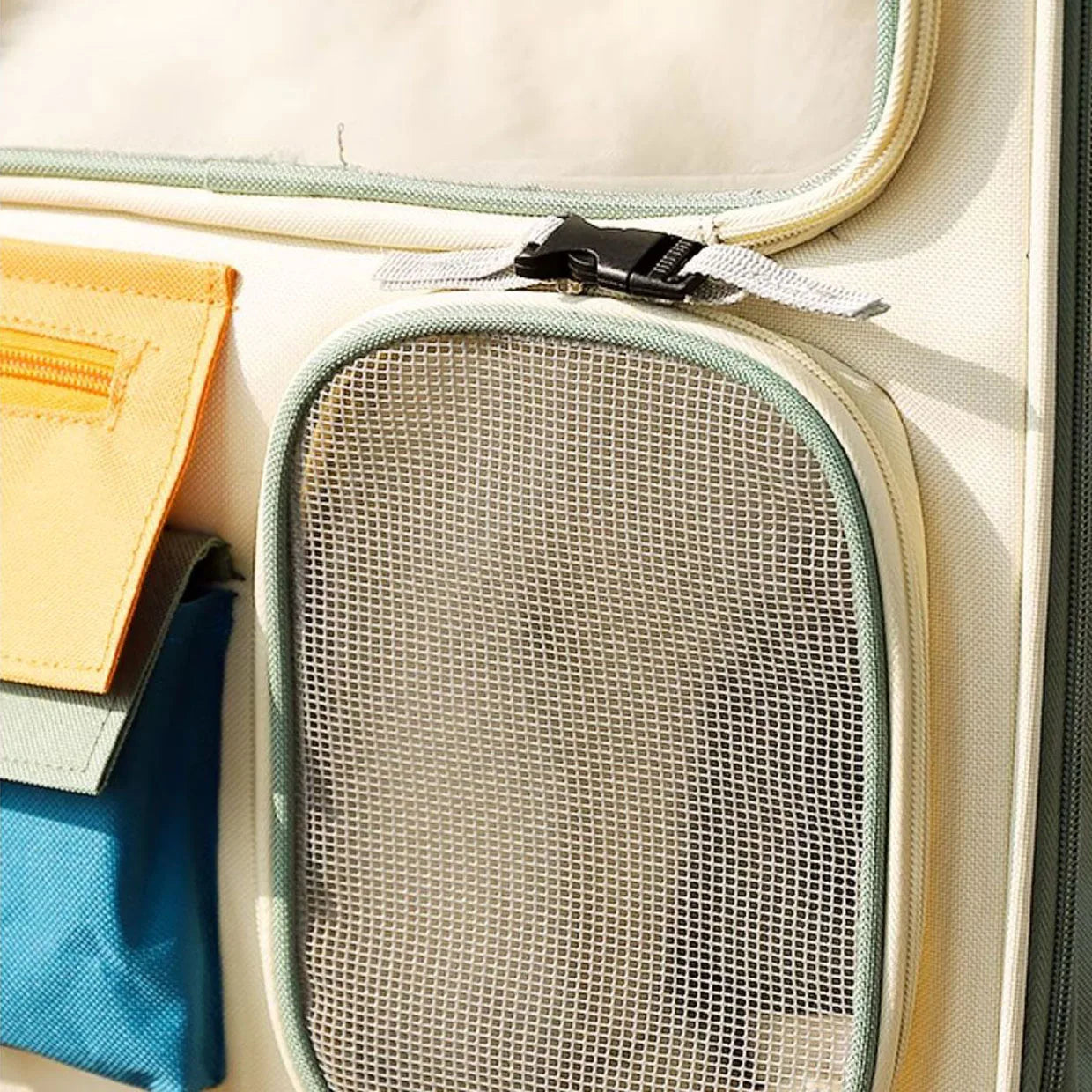 Cats Travel Bag Portable Out Pet Trolley Suitcase Universal Small Dogs Bag Cat Backpack Detachable Pet Supplies