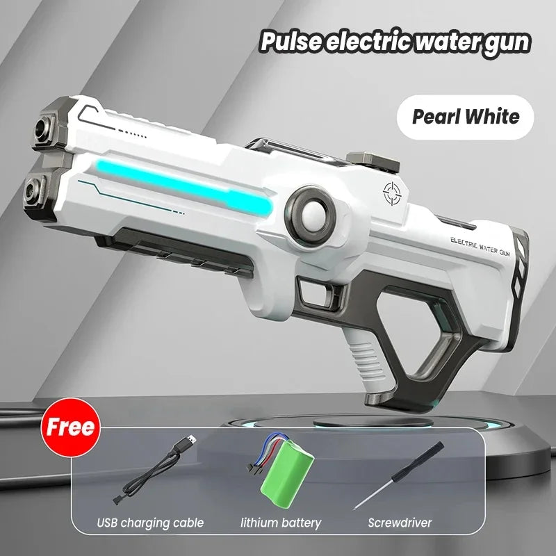 2025 New Summer Fully Automatic Electric Water Gun Toys, Beach Shooting Electric Water Gun Battle Children's Adult Gifts