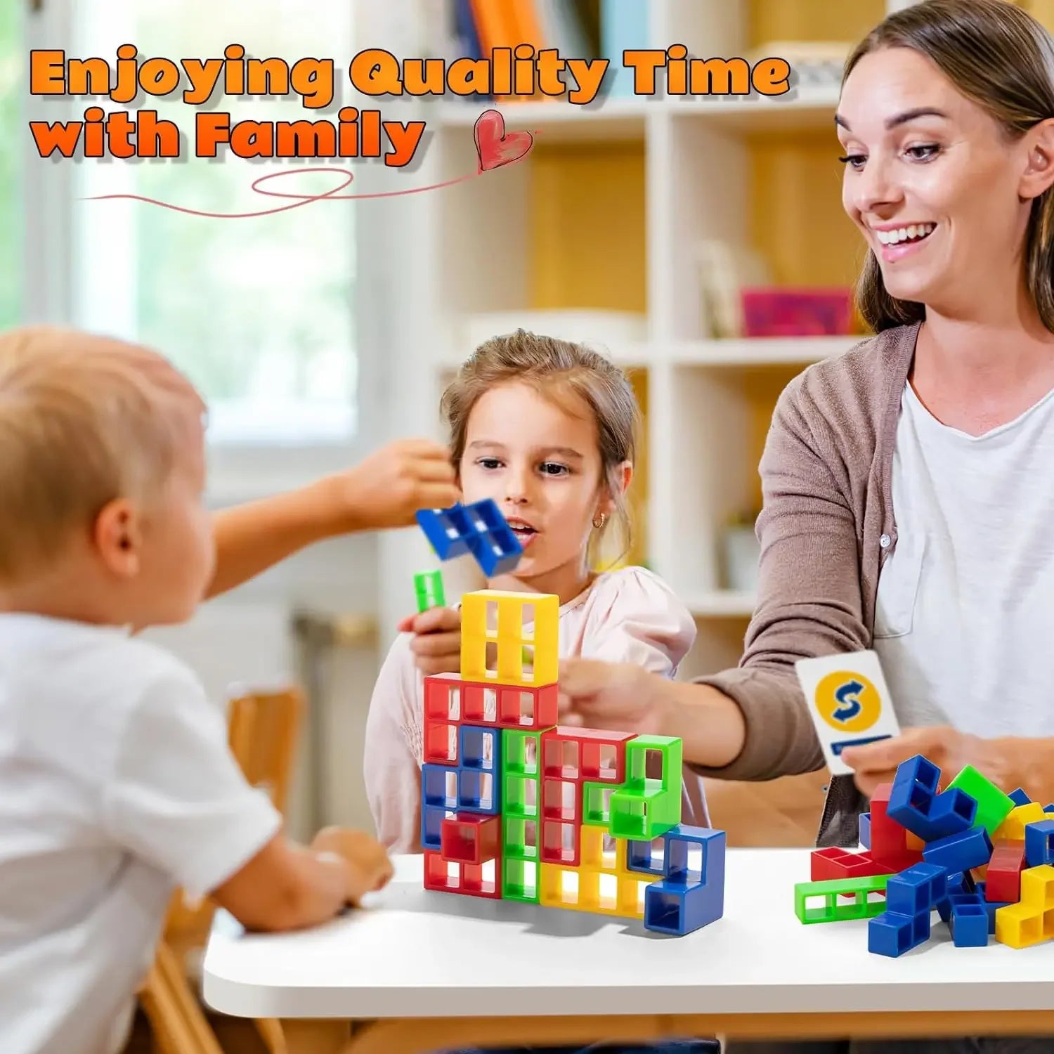 Puzzles Tetra Tower Fun Balance Stacking Building Blocks Board Game for Kids Adults Friends Team Dorm Family Game Night Partie